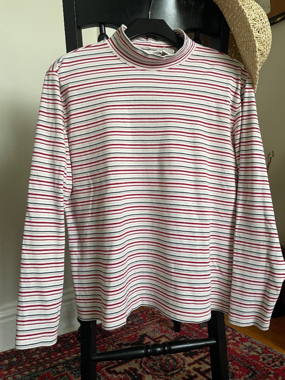 Vintage St. John's Bay Mock Turtleneck Top